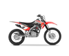 Honda Crf125f Graphic Kit - Zip Red