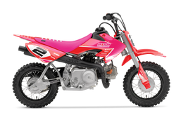 Honda Hammer Pink Graphic Kit - CRF CR XR Models | All Years