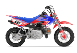 Honda Hammer Blue Graphic Kit - CRF CR XR Models | All Years