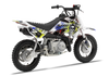 Honda Crf50 Graphics Kit - Skulls Yellow