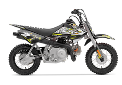 Honda Sticker Bomb Yellow Graphic Kit - CRF CR XR Models | All Years