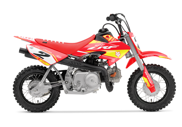Honda Grovel Red Graphic Kit - CRF CR XR Models | All Years