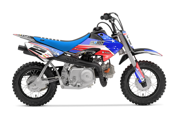 Honda Sky Red Graphic Kit - CRF CR XR Models | All Years