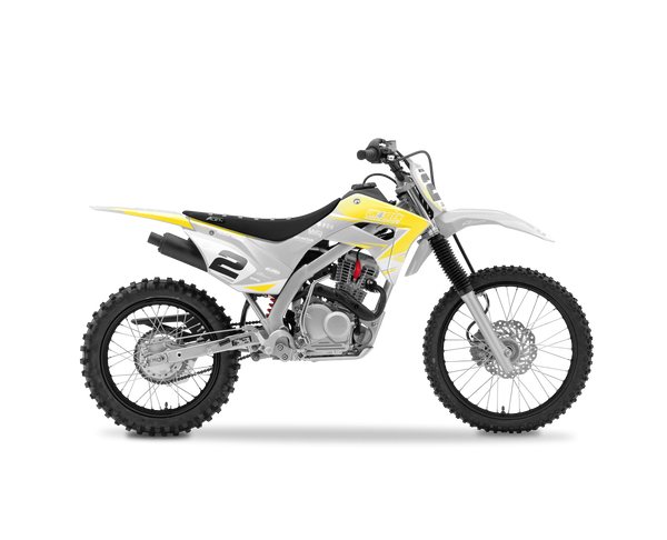 Honda Hammer Yellow Graphic Kit - CRF CR XR Models | All Years