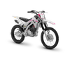 Honda Crf125f Graphic Kit - Honda Racing Team Kit Grey
