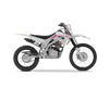 Honda Crf125f Graphic Kit - Honda Racing Team Kit Grey