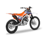 Honda Crf125f Graphic Kit - Swimmers Orange