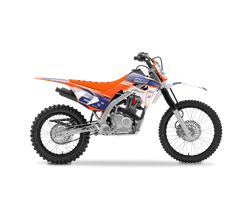 Honda Swimmers Orange Graphic Kit - CRF CR XR Models | All Years