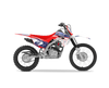 Honda Crf125f Graphic Kit - Swimmers Red