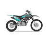 Honda Crf125f Graphic Kit - Wings Aqua