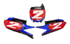 Yamaha Number Background Decals - Zino