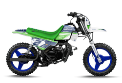 Yamaha Boeing Green Graphic Kit - YZ YZF WR TTR PW Models | All Years