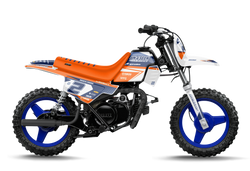 Yamaha Boeing Orange Graphic Kit - YZ YZF WR TTR PW Models | All Years