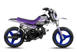 Yamaha Conduct Purple Graphic Kit - YZ YZF WR TTR PW Models | All Years