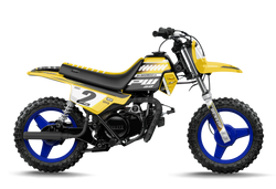 Yamaha Zip Yellow Graphic Kit - YZ YZF WR TTR PW Models | All Years