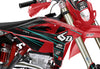 Beta Graphics Kit - Shredded Red