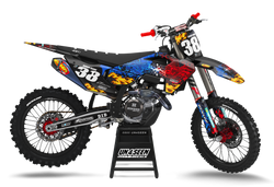 Husqvarna Dragons In Flames Graphic Kit - TC FC TE TX FE FS FX Models | All Years