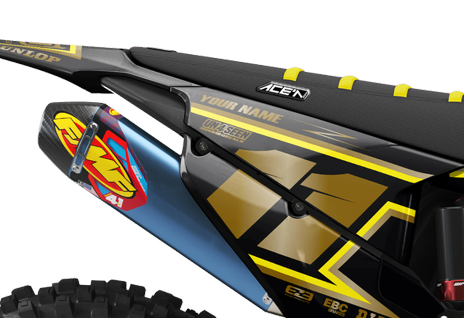 husqvarna Graphics Kit - strider gold New Zealand