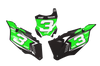 Kawasaki Number Background Decals - Rush