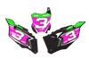 Kawasaki Number Background Decals - Rush