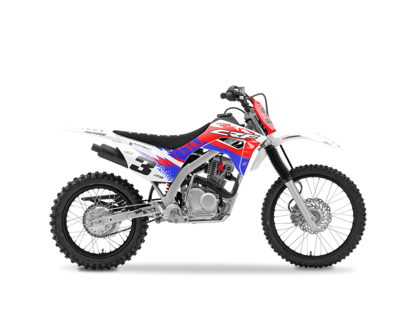 Honda Hazzy Red Graphic Kit - CRF CR XR Models | All Years