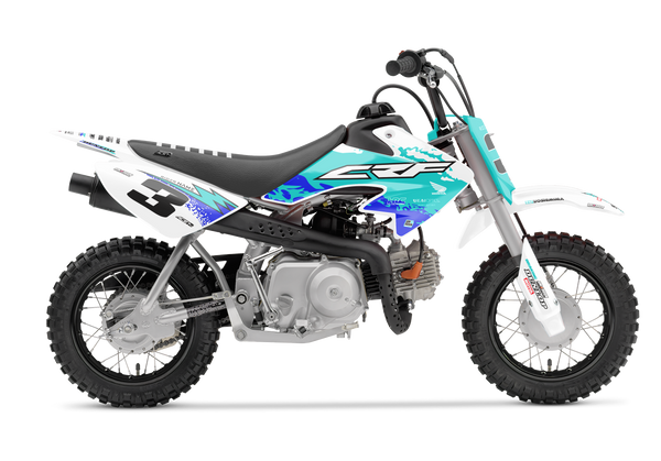 Honda Hazzy Aqua Graphic Kit - CRF CR XR Models | All Years