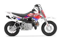 Honda Hazzy Red Graphic Kit - CRF CR XR Models | All Years