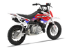 Crf50 Graphics Kit - Hazzy Red
