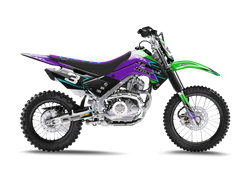 Kawasaki Match Purple Graphic Kit - KK KXF KDX KLX Models | All Years