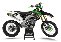 Kawasaki Wing Green Graphic Kit - KK KXF KDX KLX Models | All Years