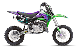 Kawasaki Match Purple Graphic Kit - KK KXF KDX KLX Models | All Years