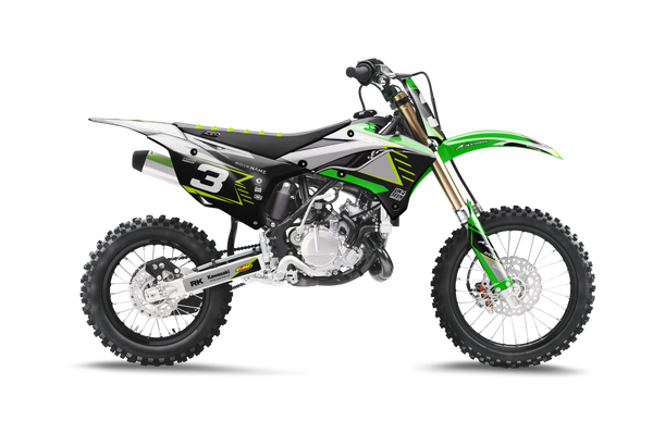Kawasaki Match Lime Graphic Kit - KK KXF KDX KLX Models | All Years