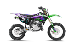 Kawasaki Match Purple Graphic Kit - KK KXF KDX KLX Models | All Years