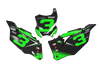 Kawasaki Number Background Decals - Tomac