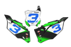 Kawasaki Number Background Decals - Tomac