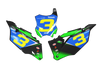 Kawasaki Number Background Decals - Tomac