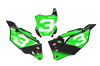 Kawasaki Number Background Decals - Tomac