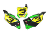 Kawasaki Number Background Decals - Tomac