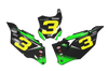 Kawasaki Number Background Decals - Tomac