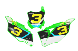 Kawasaki Ace Number Background - KK KXF KDX KLX Models | All Years