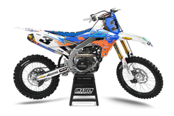 Yamaha Hazzy Orange Graphic Kit - YZ YZF WR TTR PW Models | All Years