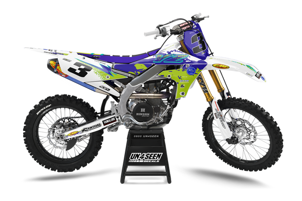 Yamaha Hazzy Lime Graphic Kit - YZ YZF WR TTR PW Models | All Years