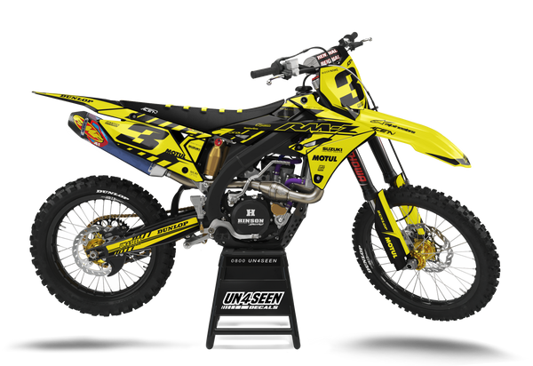 Suzuki Stealth Solid Graphic Kit - RMZ RM RMX DR DRZ JR Models | All Years