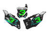 Kawasaki Number Background Decals - Cast