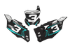 Kawasaki Number Background Decals - Cast