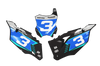 Kawasaki Number Background Decals - Cast