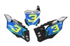 Kawasaki Number Background Decals - Cast