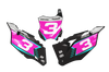 Kawasaki Number Background Decals - Cast