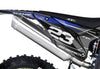 sherco Graphics Kit - shredded blue black