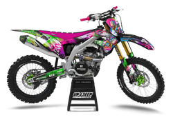 Kawasaki Harley Quin Graphic Kit - KK KXF KDX KLX Models | All Years